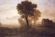 Claude Lorrain Landscape with Jacob,Rachel and Leah at the Well oil painting artist